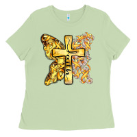 Matcha faith child cancer cross Ladies Tee - Zillion Design Studio