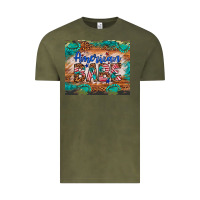 Vintage Olive american babe Vintage Tee - Artiststas