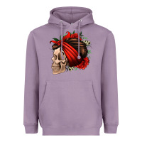 Lavender bandana and roses skull Heavyweight Hoodie - Jasminsmagicworld
