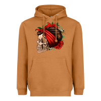 Meerkat bandana and roses skull Heavyweight Hoodie - Jasminsmagicworld