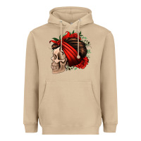 Mushroom bandana and roses skull Heavyweight Hoodie - Jasminsmagicworld