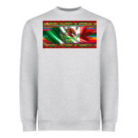 Heather Grey mexico flag serape roses leopard and glitter licanse plate Heavyweight Sweatshirt - Artiststas