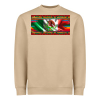 Mushroom mexico flag serape roses leopard and glitter licanse plate Heavyweight Sweatshirt - Artiststas