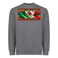 Storm mexico flag serape roses leopard and glitter licanse plate Heavyweight Sweatshirt - Artiststas