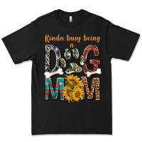 Black kinda busy being a dog mom Premium Tee - texasbilliewilder