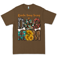 Cacao kinda busy being a dog mom Premium Tee - texasbilliewilder