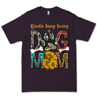 Plum kinda busy being a dog mom Premium Tee - texasbilliewilder