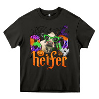 Asphalt boo heifer Heavy Core Tee - Zillion Design Studio