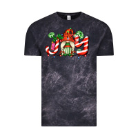 Cloud Black joy with gnomes and christmas cookie and candies Vintage Tee - AdoDesignShop