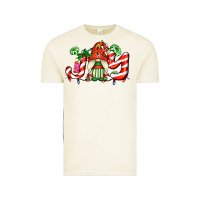 Vintage Arctic joy with gnomes and christmas cookie and candies Vintage Tee - AdoDesignShop