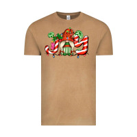 Vintage Camel joy with gnomes and christmas cookie and candies Vintage Tee - AdoDesignShop