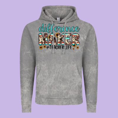 Difference Maker Vintage Hoodie Designed By Jahusdesignshop