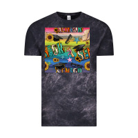 Cloud Black graduation seamless pattern Vintage Tee - BundleAndBundleShop