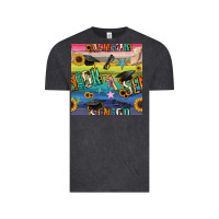 Vintage Black graduation seamless pattern Vintage Tee - BundleAndBundleShop