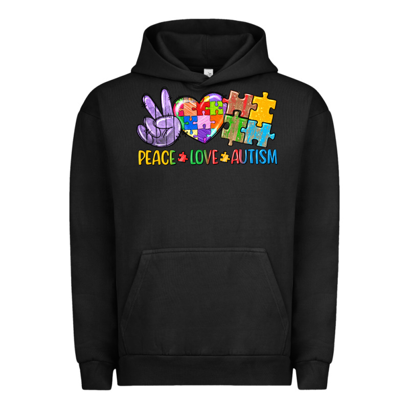 Peace Love Autism Urban Hoodie by CowGirlArtShop | Teevron