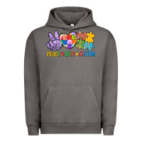 Pigment Tornado Peace love Autism Urban Hoodie - CowGirlArtShop