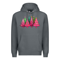 Rock christmas tress with lights Premium Hoodie - texasbilliewilder