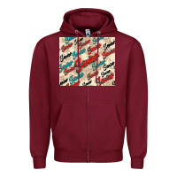 Burgundy senior Zipper Hoodie - NancyCooperArtShop