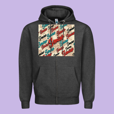 Senior Zipper Hoodie Designed By Nancycooperartshop