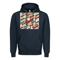 Navy senior Zipper Hoodie - NancyCooperArtShop