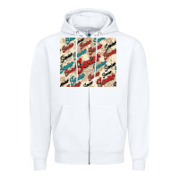 White senior Zipper Hoodie - NancyCooperArtShop