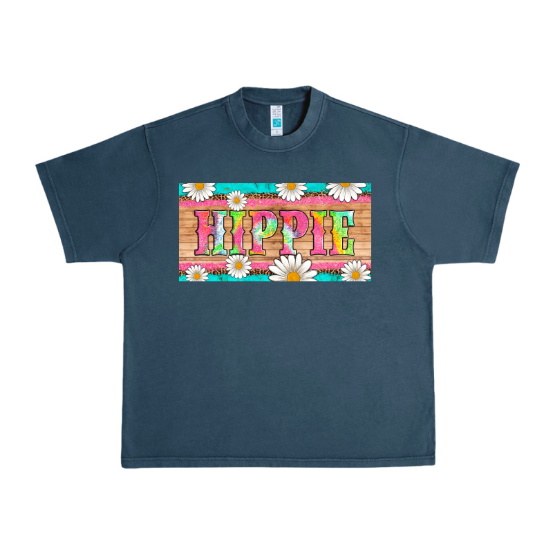 Hippie And Daisys License Plate Template Urban Heavy Tee by Artiststas | Teevron