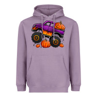 Lavender halloween jack o lantern monster truck Heavyweight Hoodie - Jasminsmagicworld