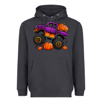 Smoke halloween jack o lantern monster truck Heavyweight Hoodie - Jasminsmagicworld