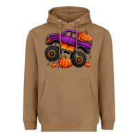 Toasted Coconut halloween jack o lantern monster truck Heavyweight Hoodie - Jasminsmagicworld
