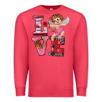 Cardinal valentine's day cupid love Premium Sweatshirt - RanaPortraitStore
