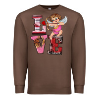 Chestnut valentine's day cupid love Premium Sweatshirt - RanaPortraitStore