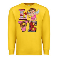 Lemon valentine's day cupid love Premium Sweatshirt - RanaPortraitStore