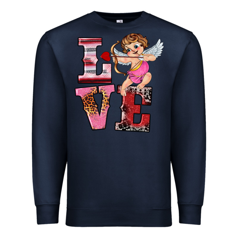 Valentine's Day Cupid Love Premium Sweatshirt by RanaPortraitStore | Teevron