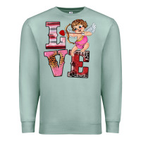 Seafoam valentine's day cupid love Premium Sweatshirt - RanaPortraitStore