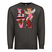 Smoke valentine's day cupid love Premium Sweatshirt - RanaPortraitStore