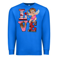 True Royal valentine's day cupid love Premium Sweatshirt - RanaPortraitStore