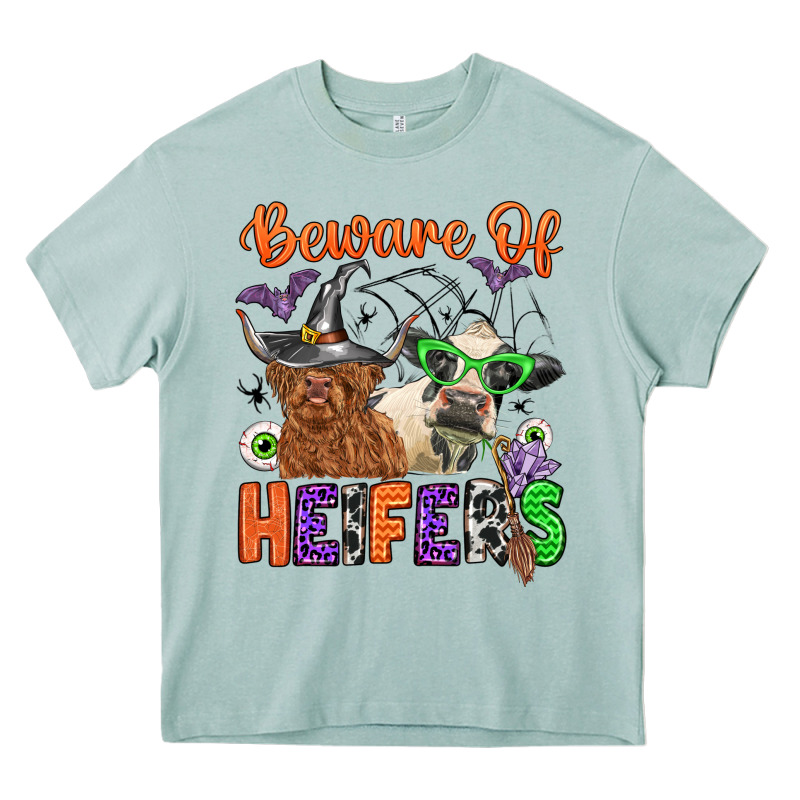 Beware Of Heifers Heavy Core Tee by Zillion Design Studio | Teevron