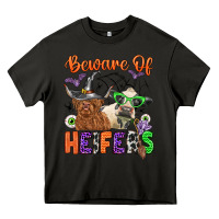 Asphalt beware of heifers Heavy Core Tee - Zillion Design Studio
