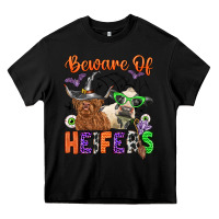 Black beware of heifers Heavy Core Tee - Zillion Design Studio