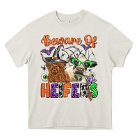 Cream beware of heifers Heavy Core Tee - Zillion Design Studio