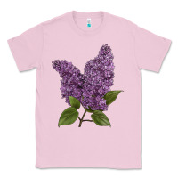 Bubblegum Pink Purple Lilac Flower Illustrations Classic Tee - LillyAllenDesigns