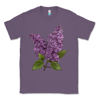 Lavender Purple Lilac Flower Illustrations Classic Tee - LillyAllenDesigns