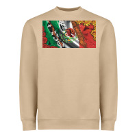 Mushroom mexico flag cowhide leopard sunflower and roses licanse  plate Heavyweight Sweatshirt - Artiststas