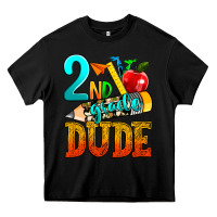 Black 2nd grade dude Heavy Core Tee - texasbilliewilder
