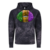 Cloud Black mardi gras kiss Vintage Hoodie - RanaPortraitStore