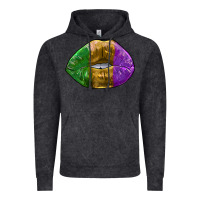 Vintage Black mardi gras kiss Vintage Hoodie - RanaPortraitStore