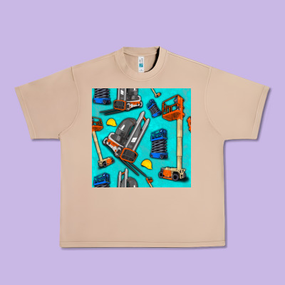 Construction Vehicles Urban Heavy Tee Designed By Bundleandbundleshop