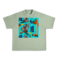 Oil Green construction vehicles Urban Heavy Tee - BundleAndBundleShop
