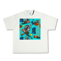 Pistachio construction vehicles Urban Heavy Tee - BundleAndBundleShop