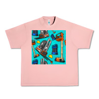 Salmon construction vehicles Urban Heavy Tee - BundleAndBundleShop